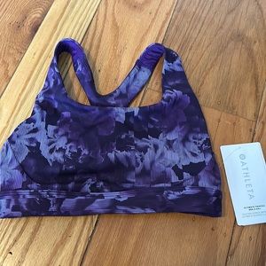 Athleta Ultimate Printed Bra D-DD+ size XS
